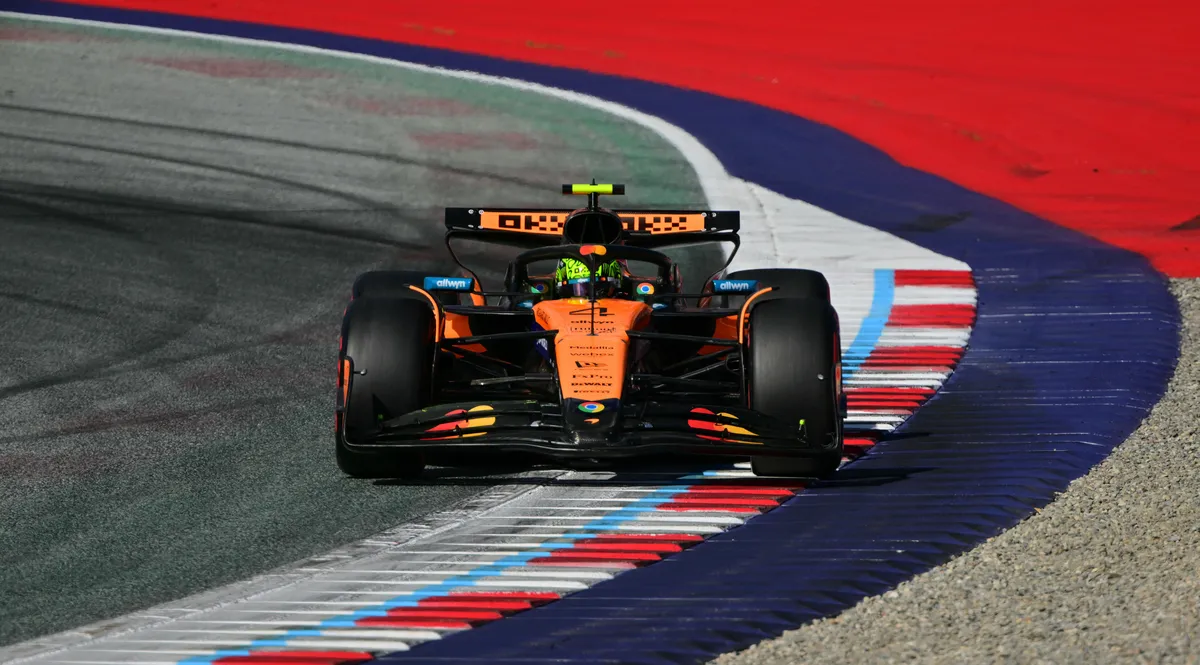 Norris faz pole na Áustria e Bortoleto larga em 8º