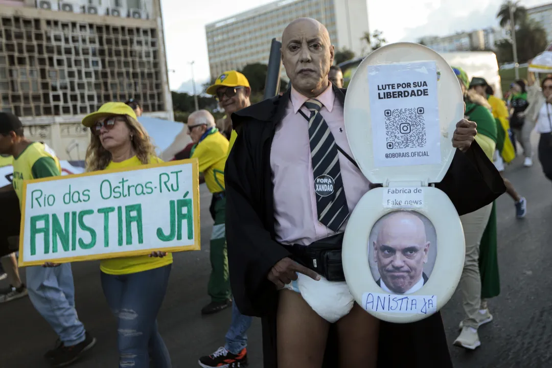 Manifestação para pedido de Anistia