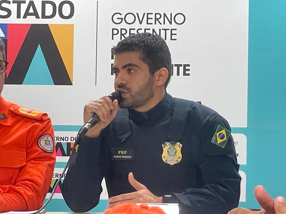 Inspetor Fábio Rocha, da Polícia Rodoviária Federal na Bahia