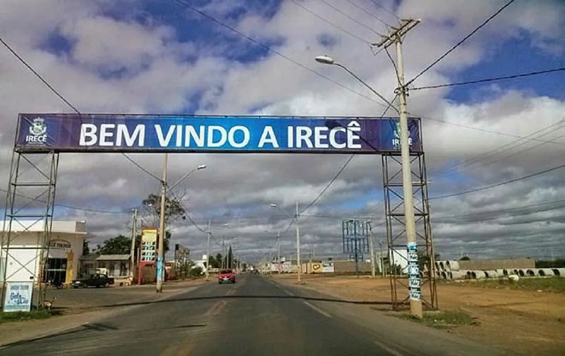 Entrada da cidade de Irecê, na Bahia