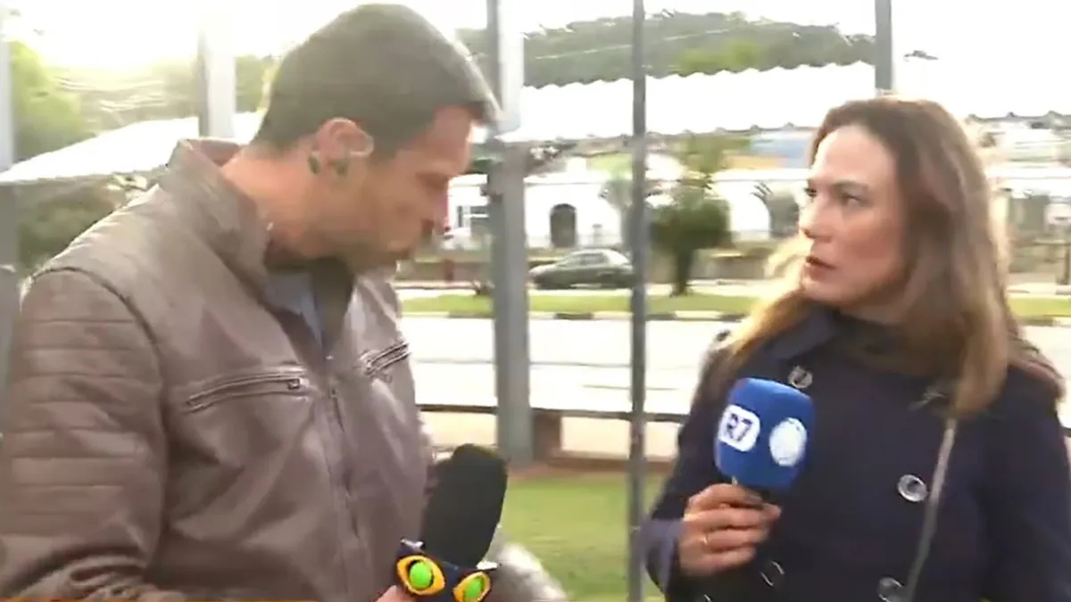 Repórteres da Band e Record discutiram ao vivo