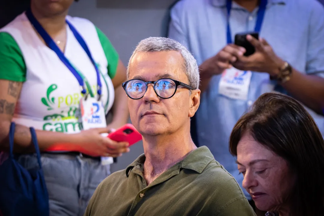 Diretor geral da Sudesb, Vicente Neto, durante o lançamento da Copa 2 de Julho 2025