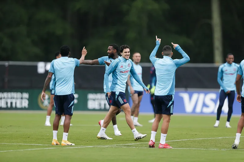 Treino do Flamengo nos Estados Unidos