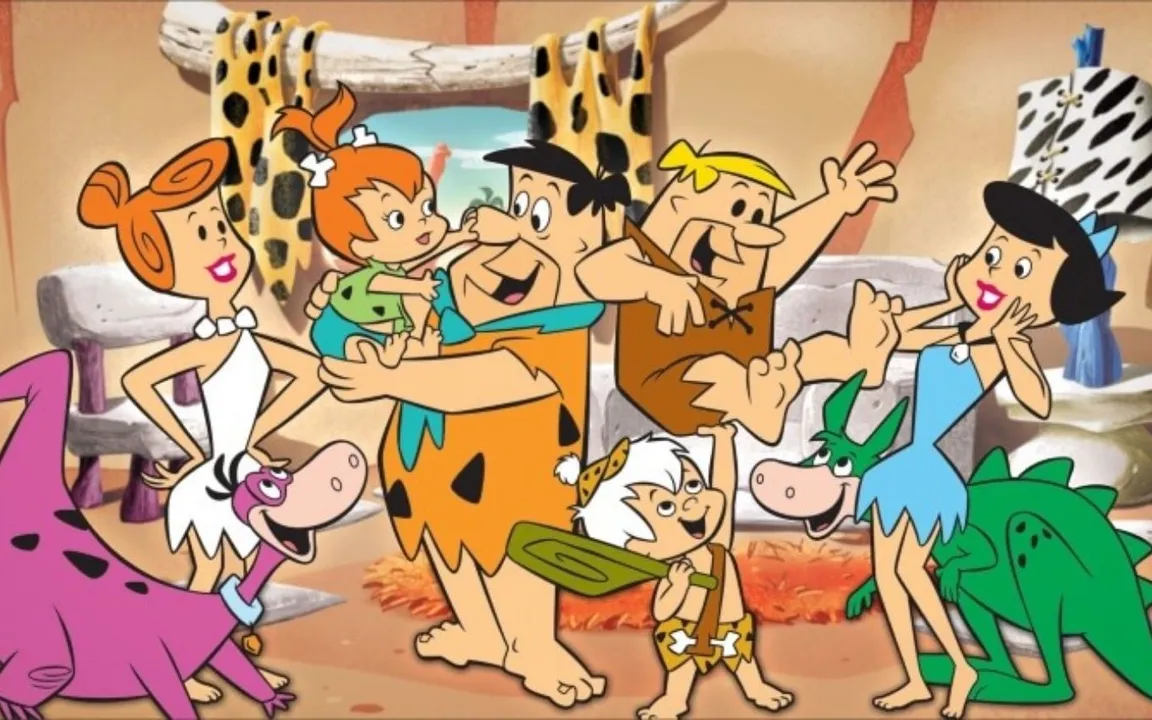 Os Flintstones foi a primeira série animada exibida no horário nobre da televisão americana