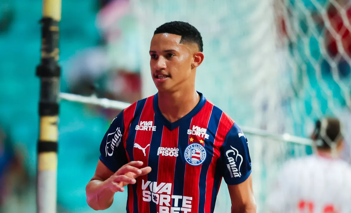 Tiago, jovem atacante do Bahia