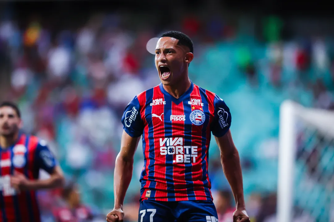 Tiago, jovem atacante do Bahia