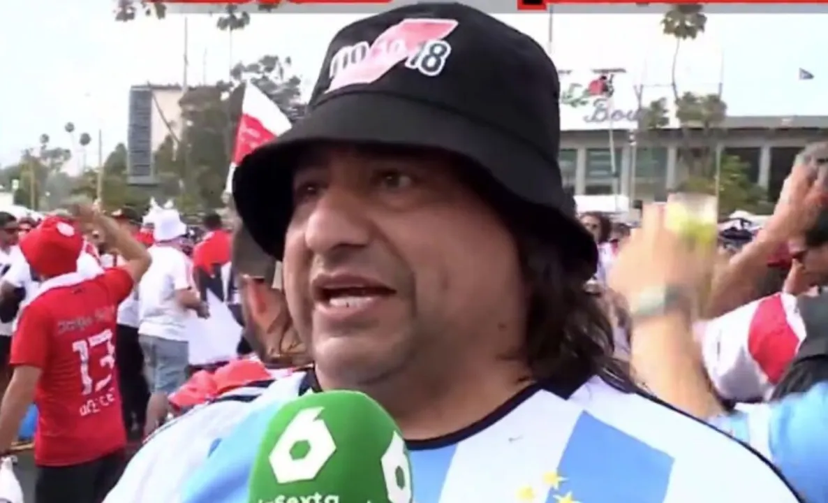 Torcedor argentino do River Plate