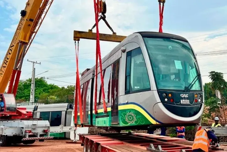 Trens do VLT de Cuiabá