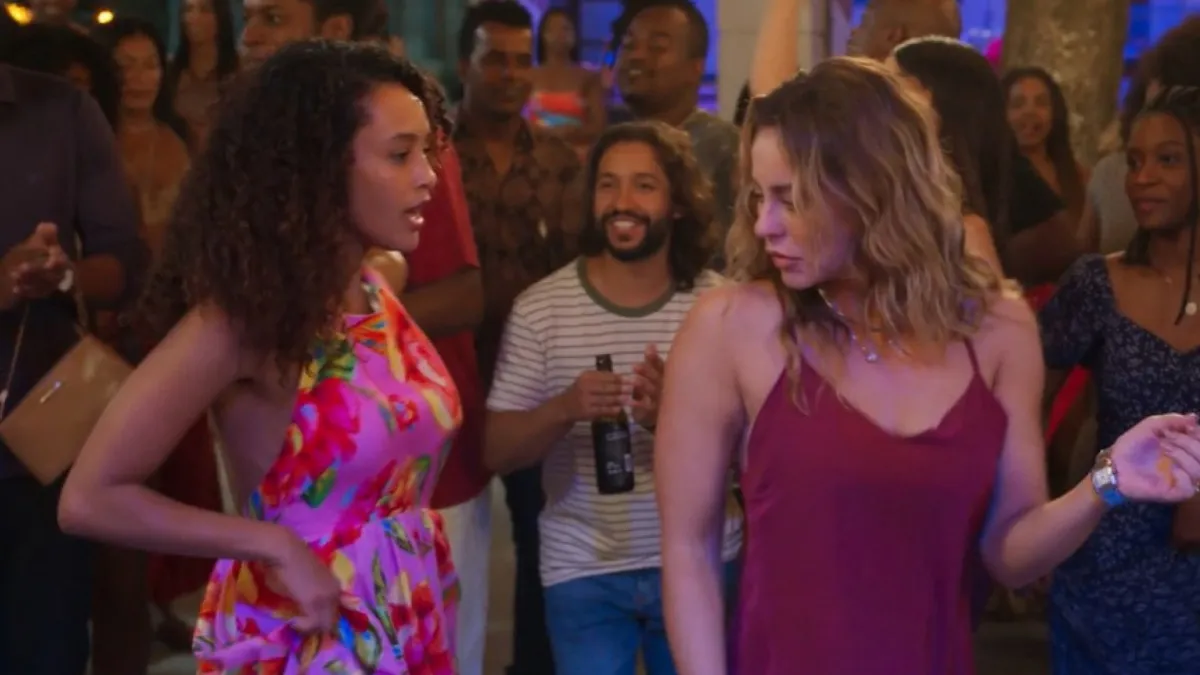 Raquel e Heleninha disputam samba em Vale Tudo