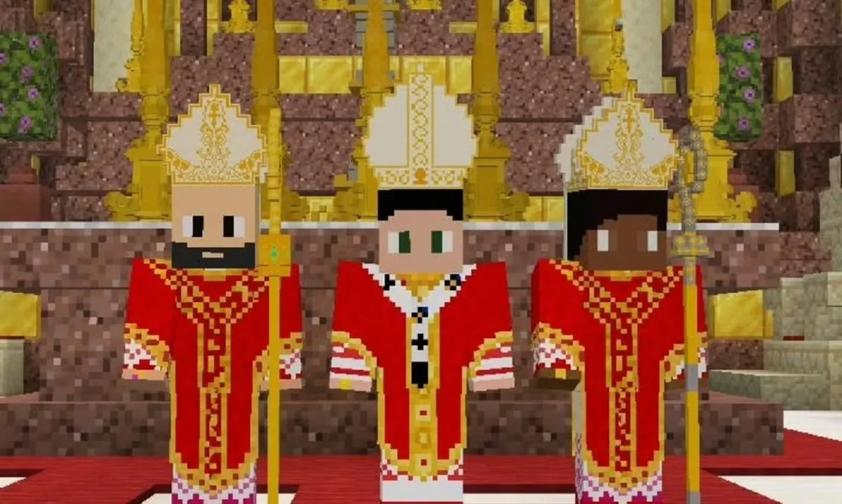 Arquidiocese de São Salvador em versão minecraft