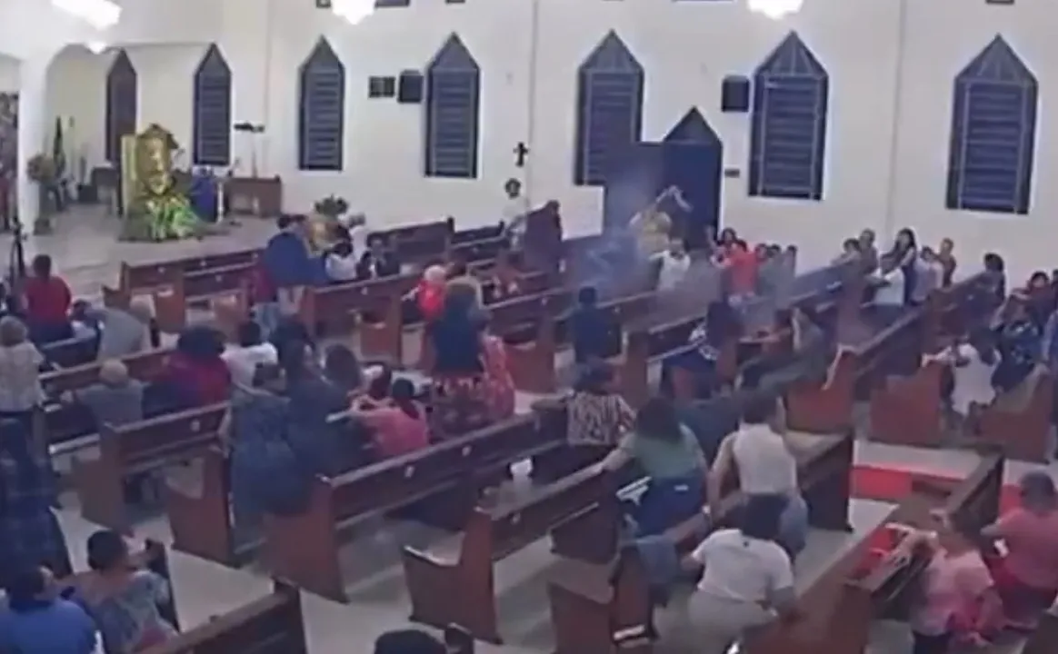 Igreja fica em Itabela, no sul da Bahia