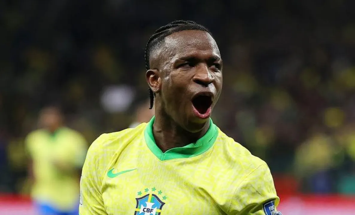Vini Jr., atacante da Seleção Brasileira