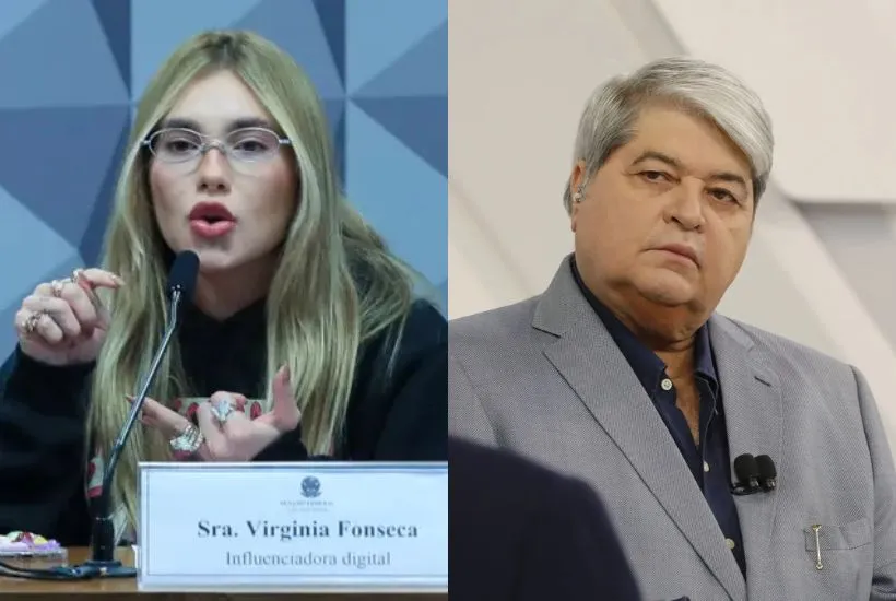 Virginia Fonseca e José Luiz Datena
