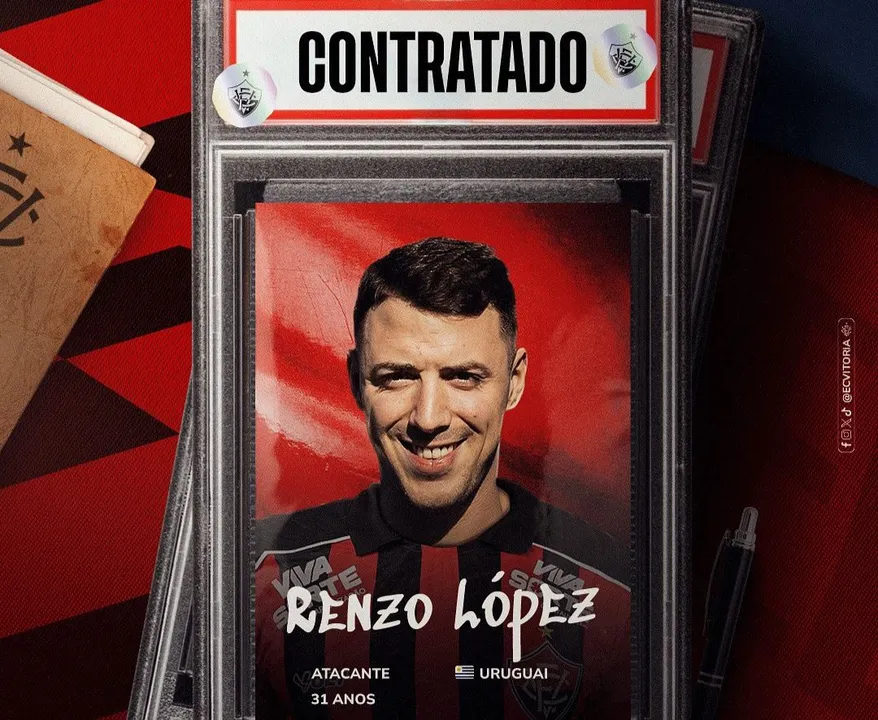 Renzo López foi anunciado nesta quinta-feira, 3