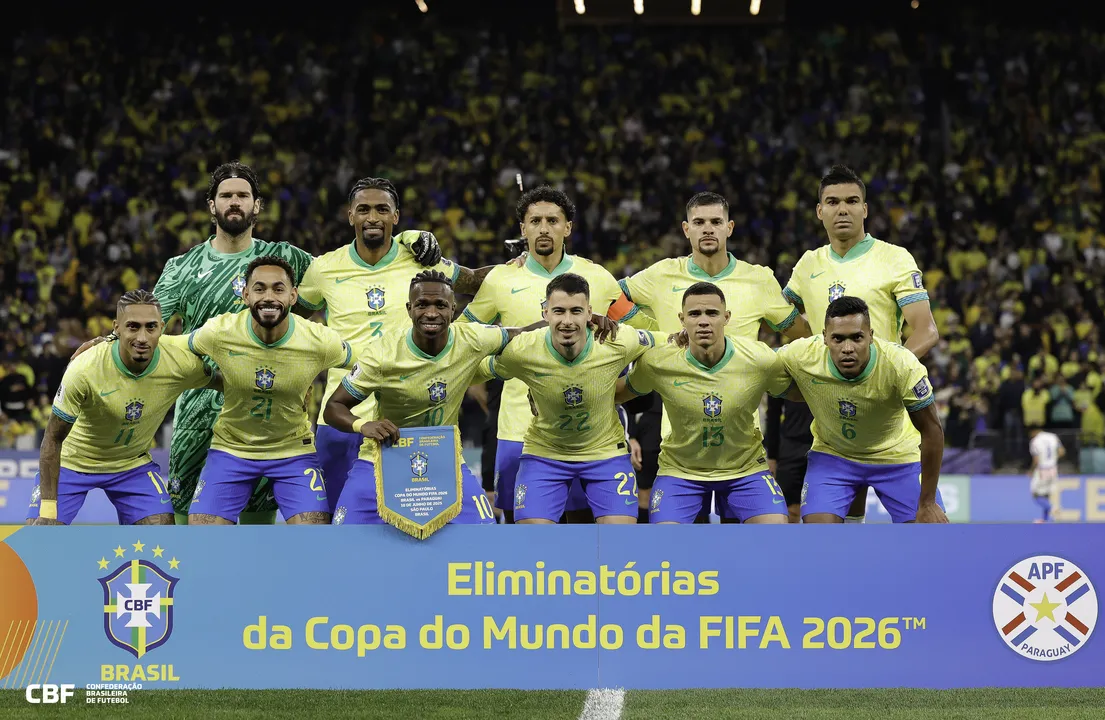 Titulares escolhidos por Ancelotti contra o Paraguai