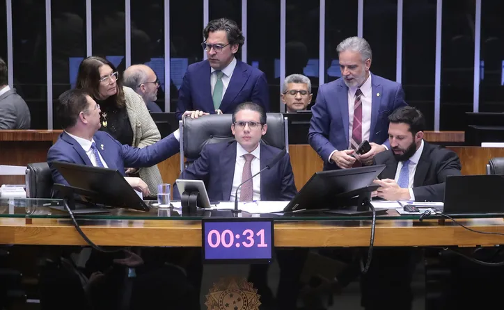 O presidente da Câmara dos Deputados, Hugo Motta