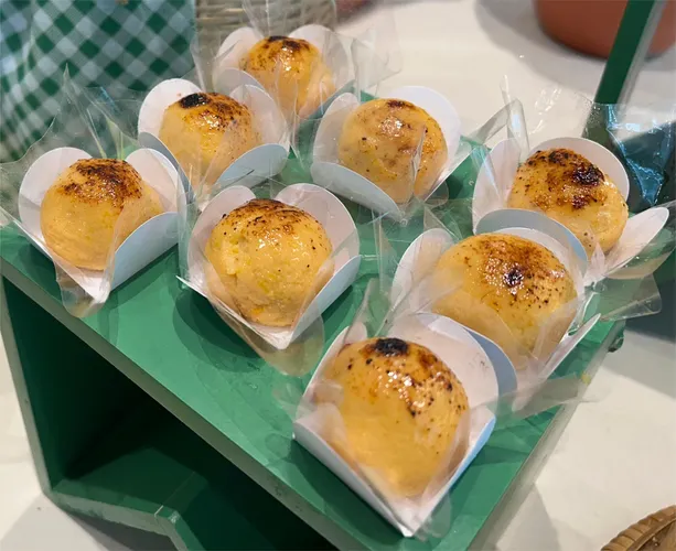 Imagem ilustrativa da imagem Estrela do São João, o milho vira brigadeiro com um toque brûlée
