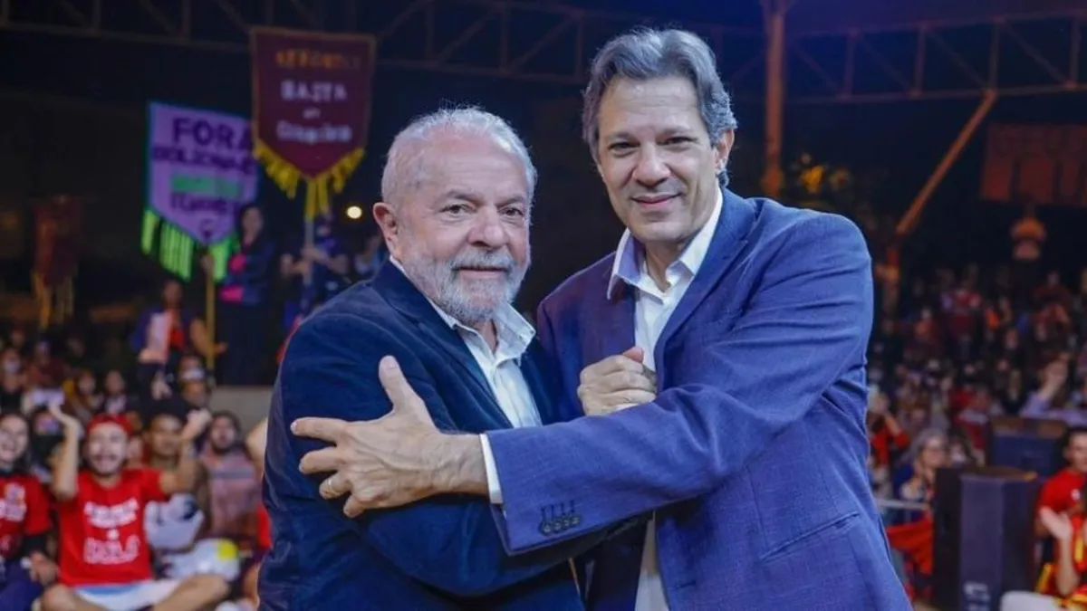 Presidente Lula e ministro Fernando Haddad
