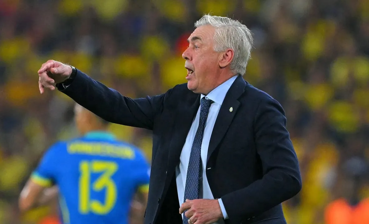 Carlo Ancelotti, técnico da Seleção Brasileira