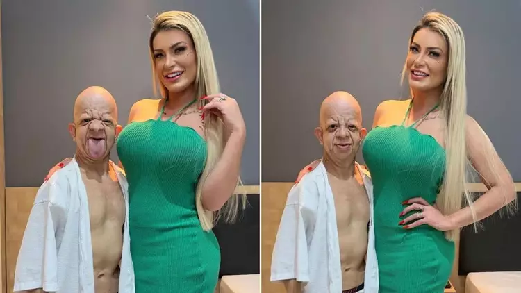 Andressa Urach inovou ao gravar com o influenciador Bruno Diferente