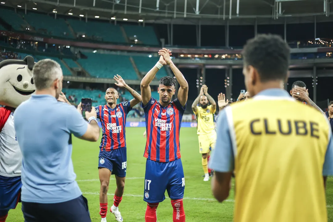 Luciano ‘Lucho’ Rodríguez encerra jejum de 23 jogos sem gols, comemora apoio da torcida e pode ser titular do Bahia contra o Retrô na Copa do Brasil.