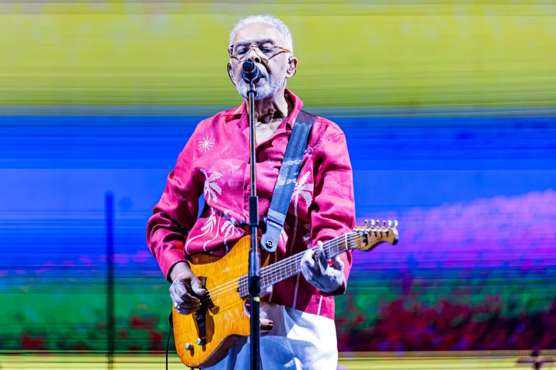 Gilberto Gil em sua turnê