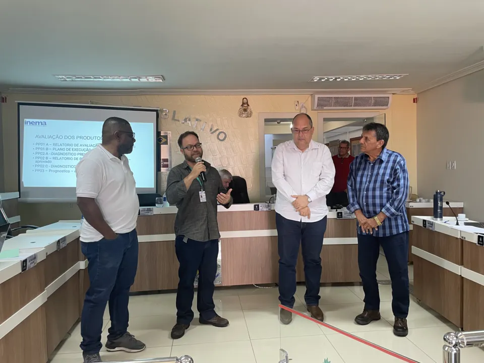 Câmara de Utinga recebeu encontro para discutir avanços do plano de bacia do Paraguaçu.