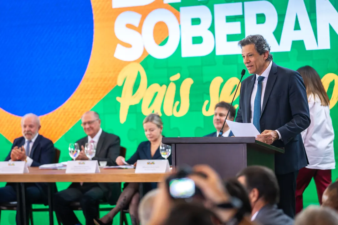 Ministro da Fazenda, Fernando Haddad, responsável pela assinatura dos acordos