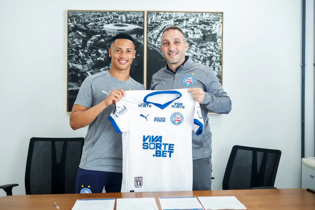 Tiago renovou com o Bahia até dezembro de 2027