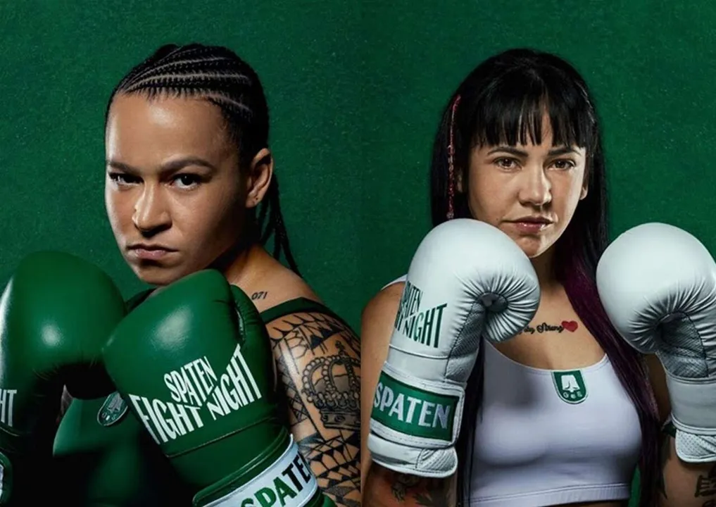 Bia Ferreira e Maira Moneo no Spaten Fight Night