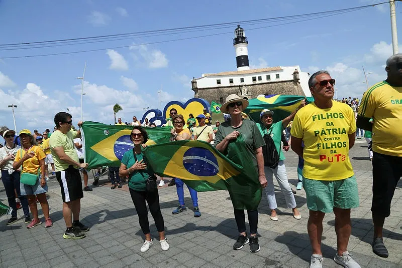 Protesto Bolsonarismo na Barra em 2024