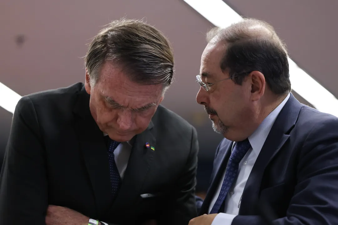 Bolsonaro e Celso Vilardi, seu advogado