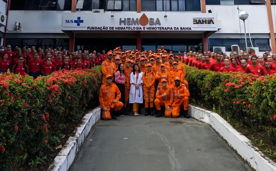 Juntos, os alunos soldados doaram 111 bolsas de sangue