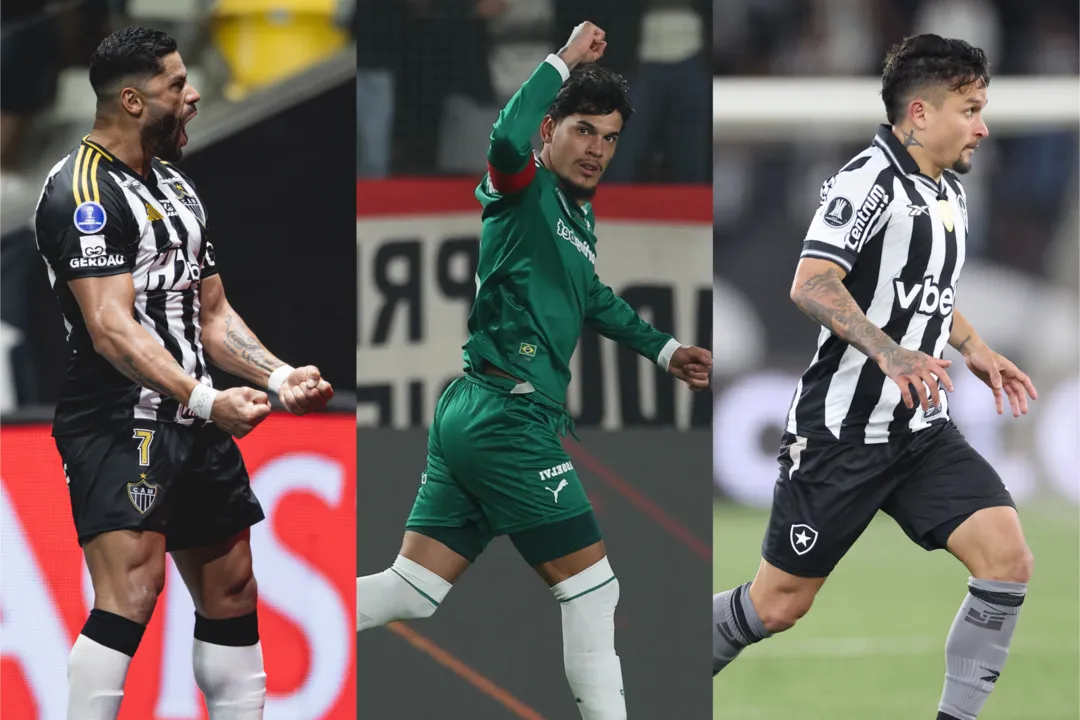 Palmeiras, Botafogo e Atlético-MG vencem na ida das oitavas de Libertadores e Sul-Americana, garantindo vantagem para os jogos de volta.