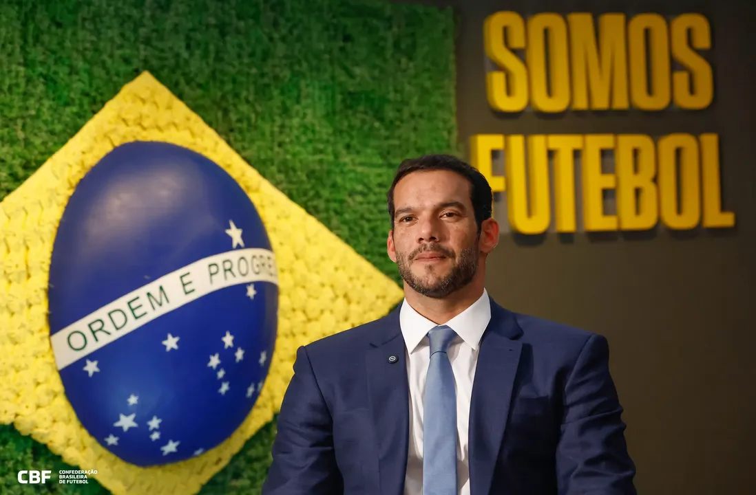 Presidente Samir Xaud, da CBF