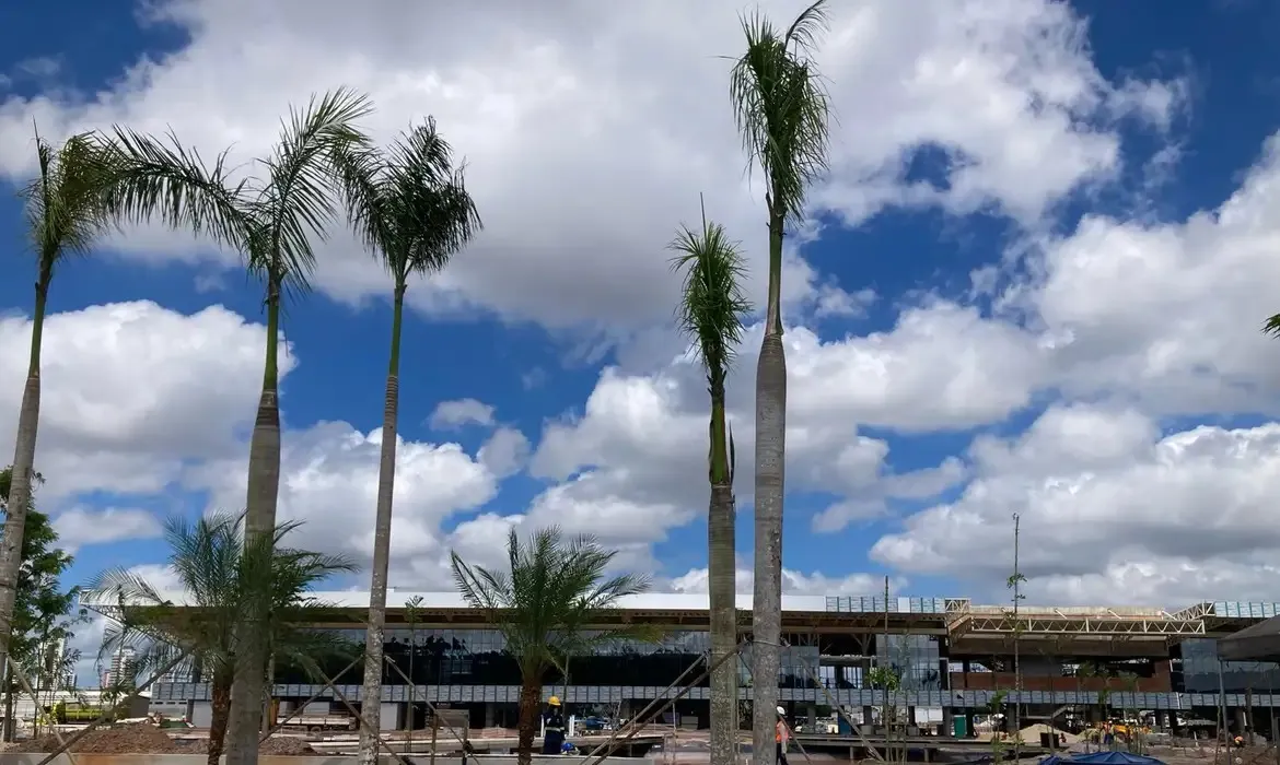 Obras em Belém, sede da COP30
