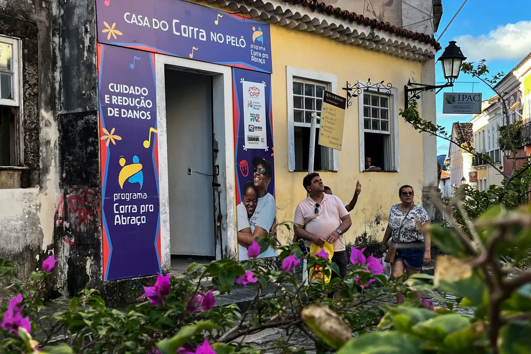 A instituição Corra para o Abraço, no Pelourinho, uma das aprovadas no edital