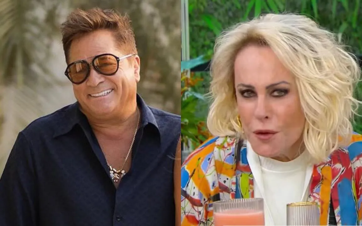 O cantor e a apresentadora não se falam