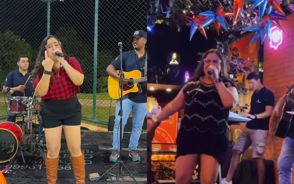 A cantora agradeceu o carinho do público