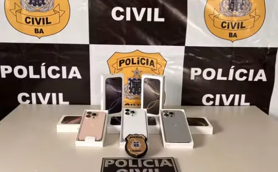 Celulares furtados foram recuperados