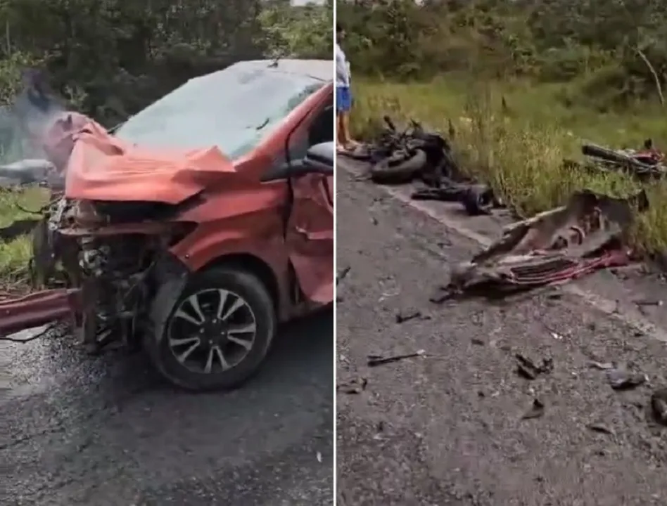 Grave acidente deixou feridos na BA-504
