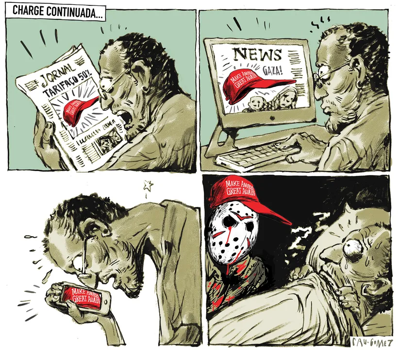Confira a charge de hoje