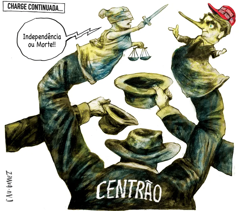 Imagem ilustrativa da imagem Charge do dia 7 de setembro