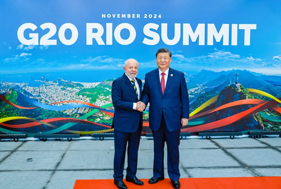Lula e o presidente chinês, Xi Jinping