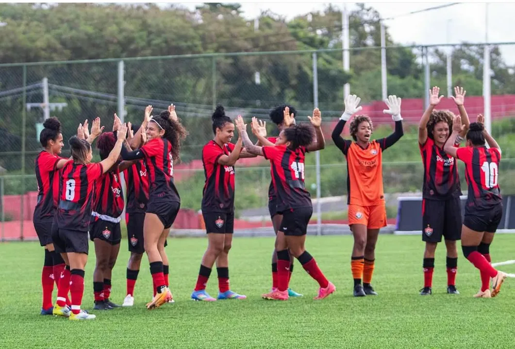 Vitória Feminino aplica goleada de 7 a 1 sobre Atlético de Alagoinhas na estreia do Campeonato Baiano e segue focado na Copa do Brasil contra a Ferroviária.