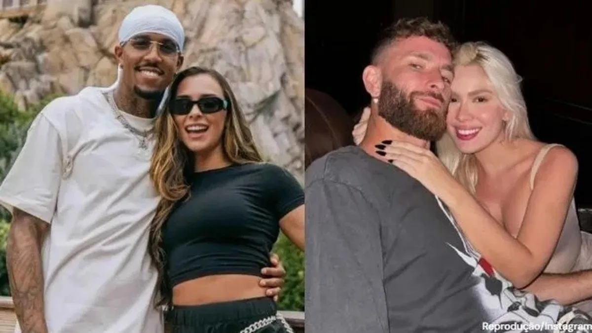 Léo Pereira, Éder Militão e esposas