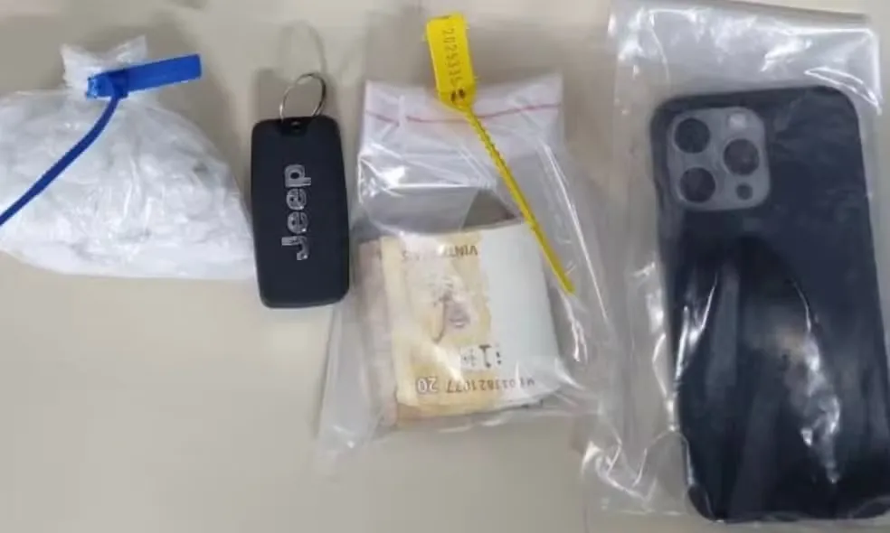 Todo o material foi encaminhado para perícia