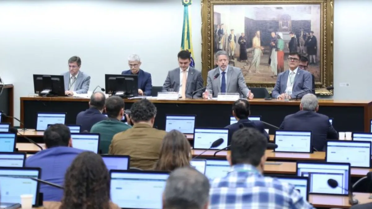 Comissão da Câmara dos Deputados durante sessão