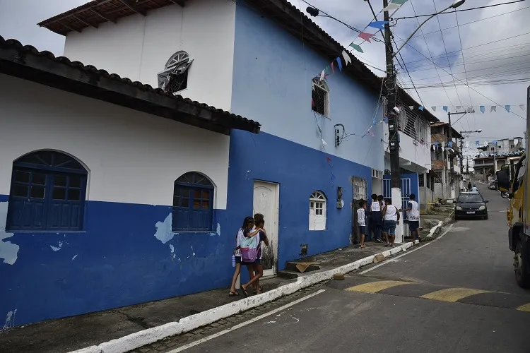 Anexo de unidade escolar de Manguinhos, localidade de Itaparica