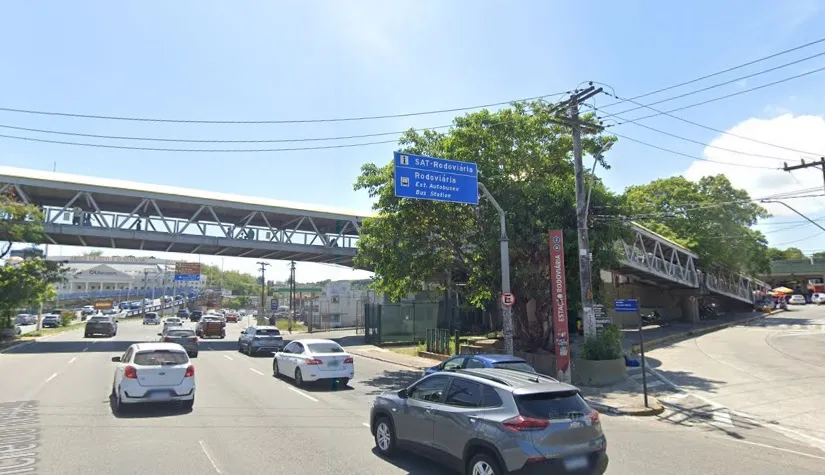 Entrada da rodoviária de Salvador